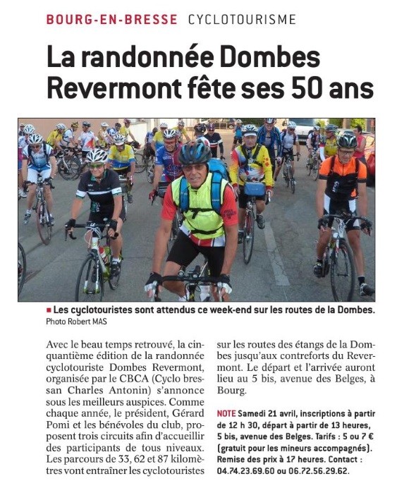 Dombes - Revermont 2018