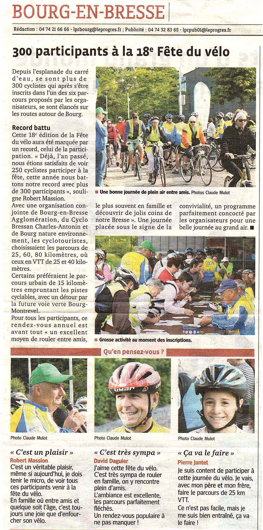 Fête du velo 2014