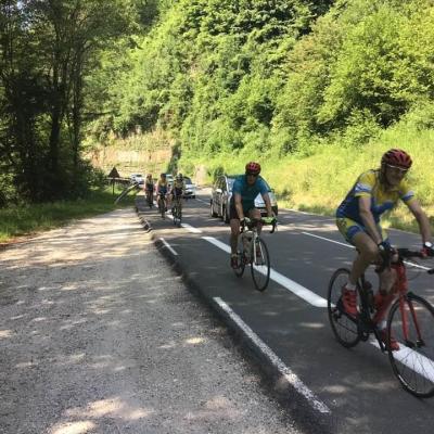 Montée au col de Leschaux