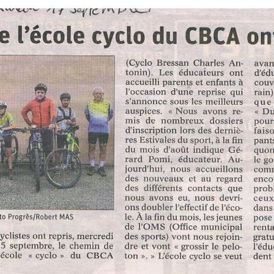 Jeune ecole cyclo 2021