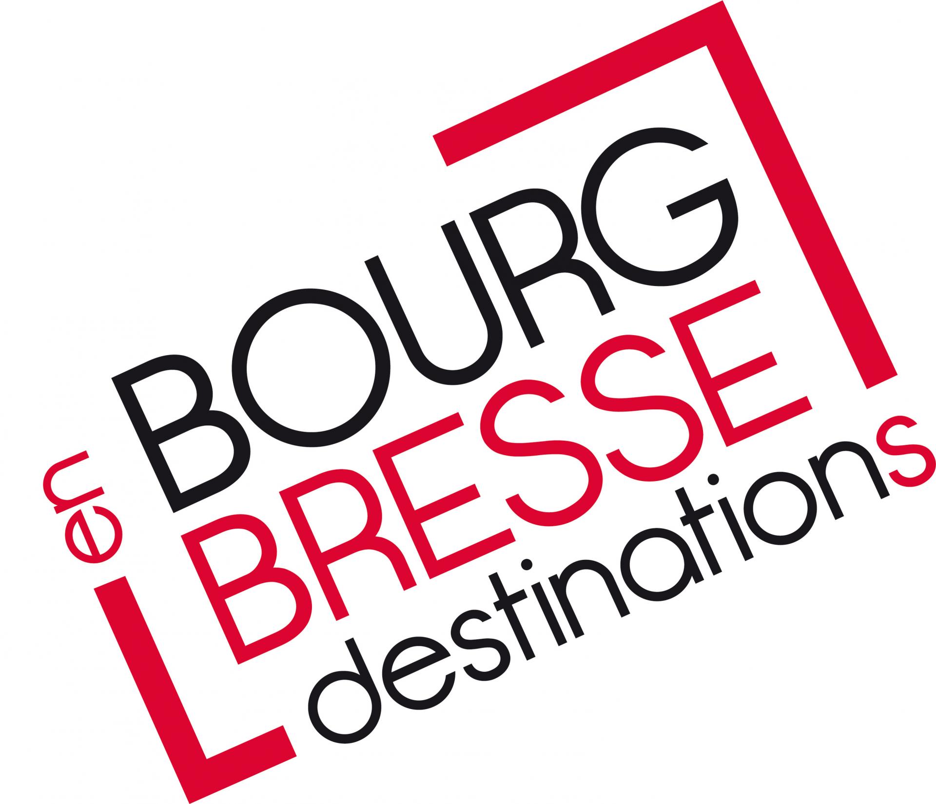 Logo bourg en bresse destination